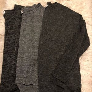 bundle of 3 grey tops!! (can buy separate as well)